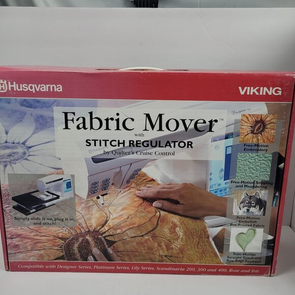 Husqvarna Viking Fabric Mover With Stitch Regulator Quilters Cruise Control - Picture 1 of 12